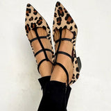Muirgheal - Ballet Flats with Animal Print Design