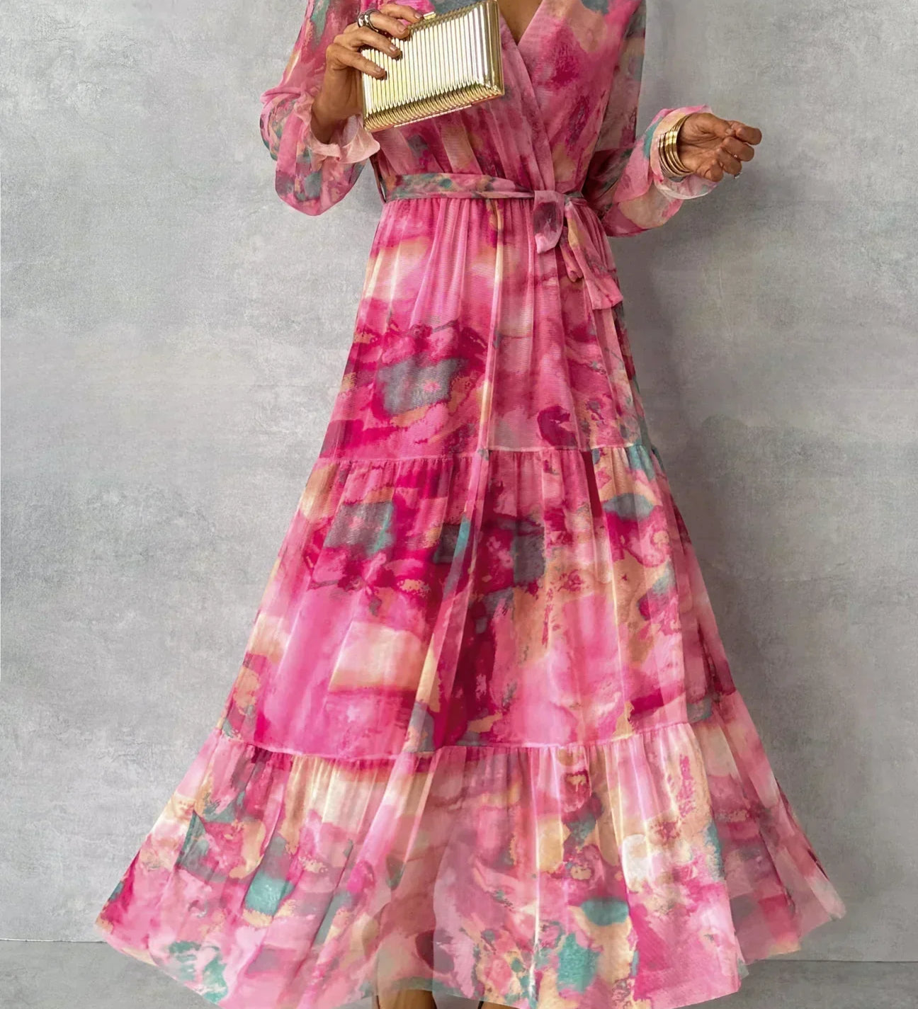 Aisling - Long Floral Dress