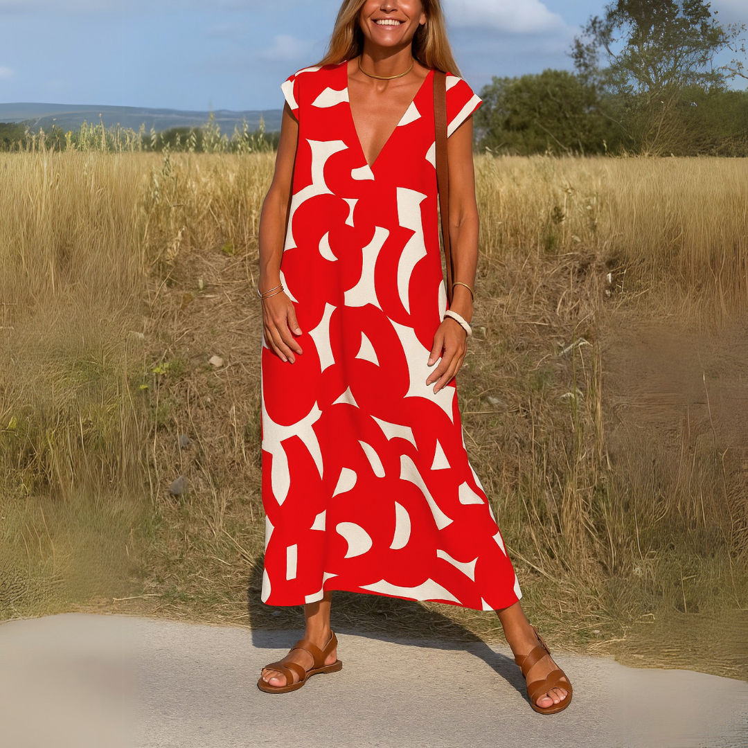 Íde - Graceful Draped Dress