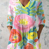 Aoibheann | V-Neck Long Blouse