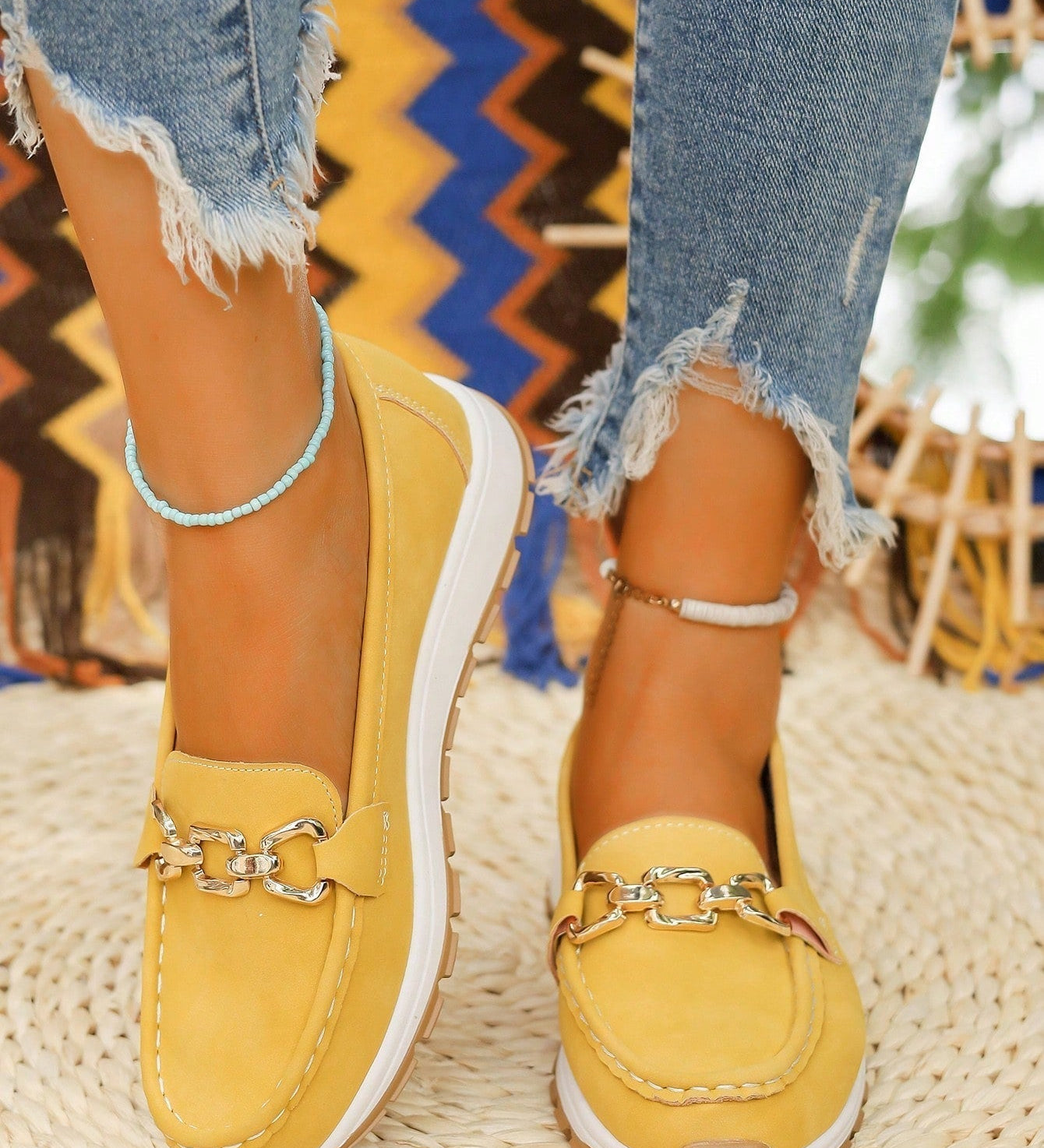 Aoibhín - Buckled Flat Shoes