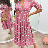 Tara - Chic Polka Dot Dress