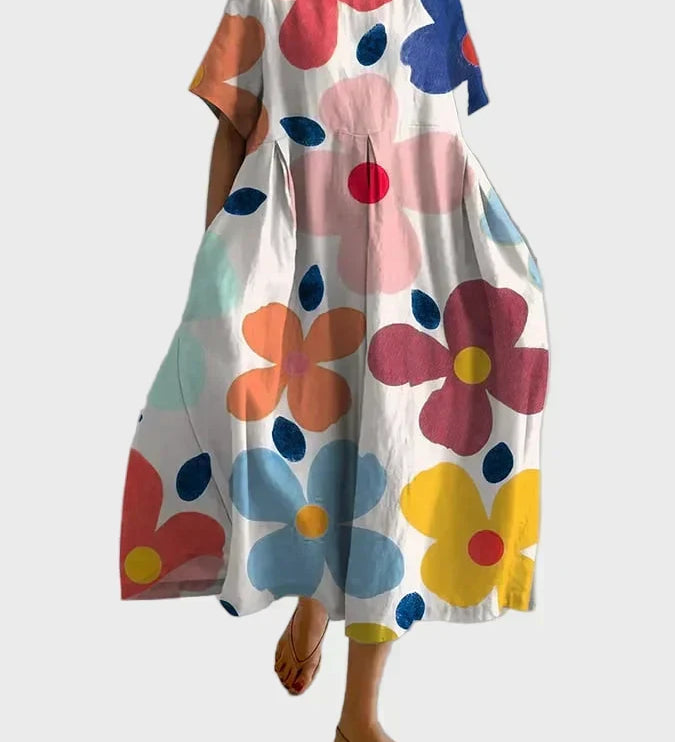Rita - Elegant Floral Maxi Dress