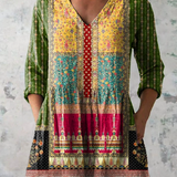 Dearbhla | V-Neck Long Blouse