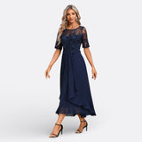 Rita - Elegant Blue Gown