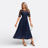 Rita - Elegant Blue Gown