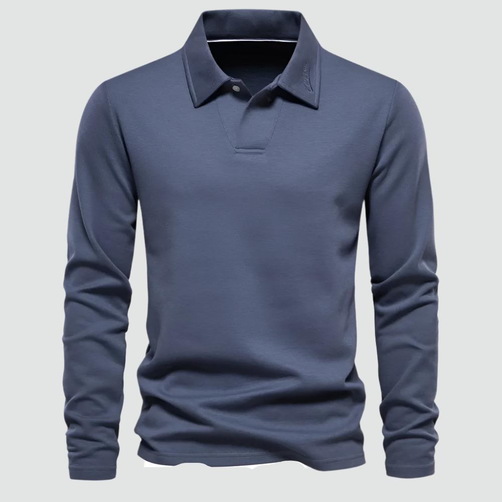 Ultan - Embroidered Turn-Down Collar Polo