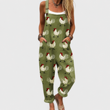 Polished Print Dungarees