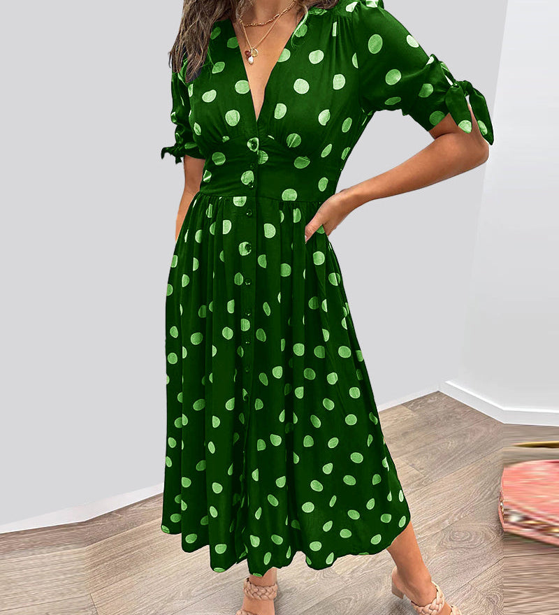 Tara - Chic Polka Dot Dress