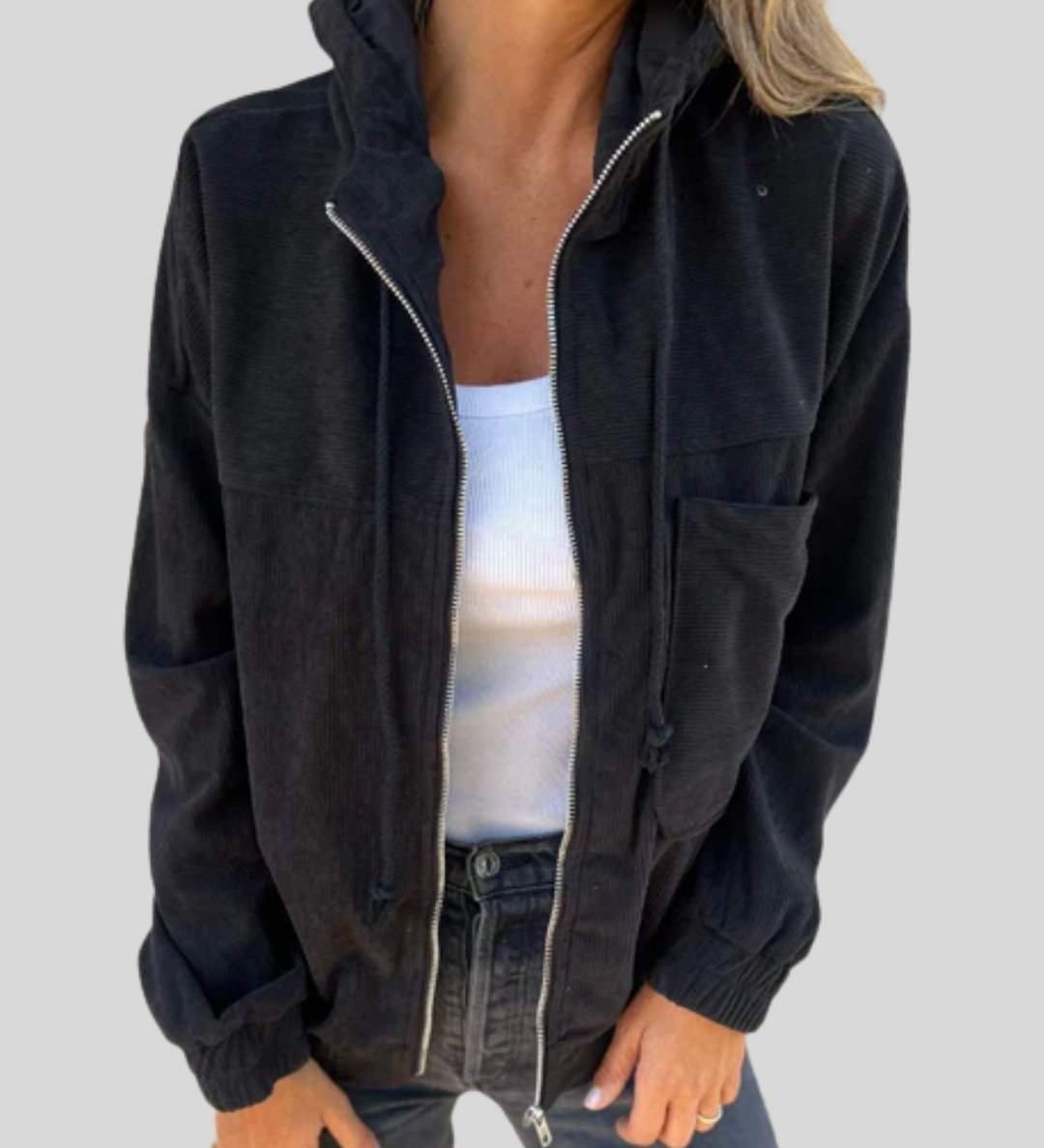 Sheila | Cosy Zip-Up Vest