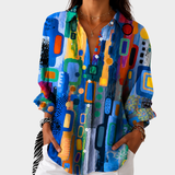 Ciara - Bold Mosaic Statement Top
