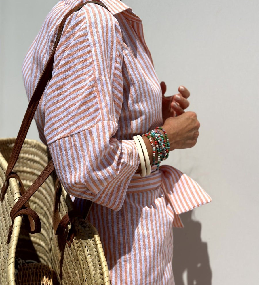 Muireann - Chic Striped Blouse