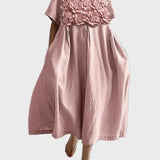 Tara - Midi Dress with Floral Print
