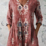 Roisin | V-Neck Long Blouse