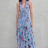 Orlaith - Halter Neck Long Dress