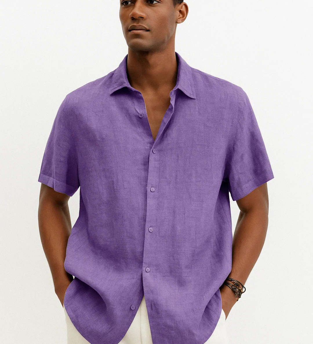Brendan - Button-Up Open Shirt