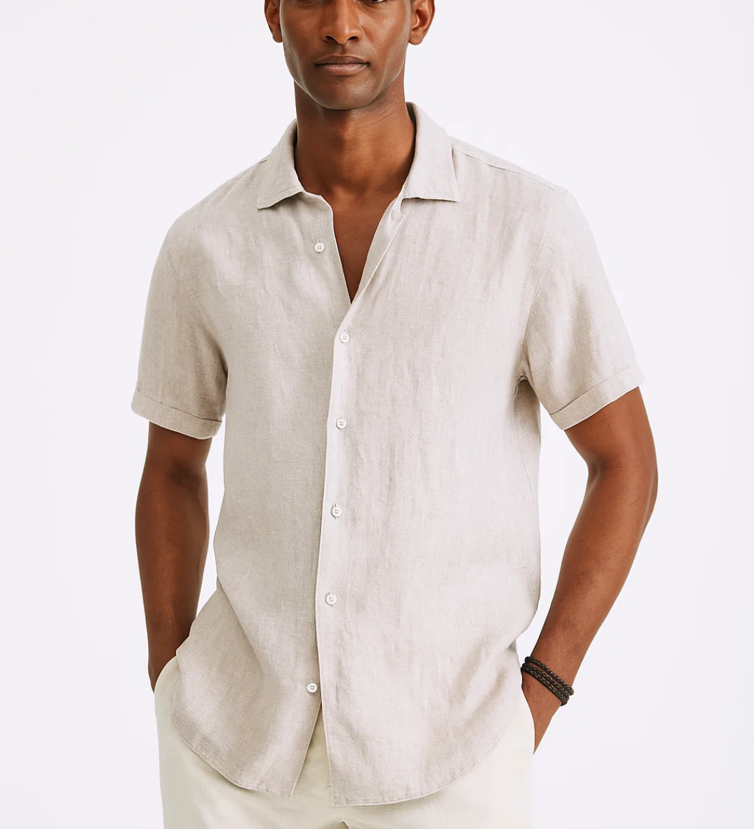 Brendan - Button-Up Open Shirt