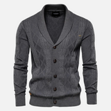 Éanna - Cozy Argyle Cardigan