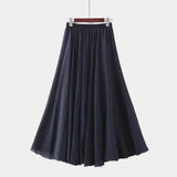 Gráinne - Chic Floor-Length Skirt