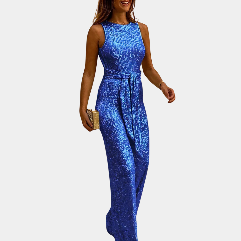 Tríona - Chic Shimmer Jumpsuit