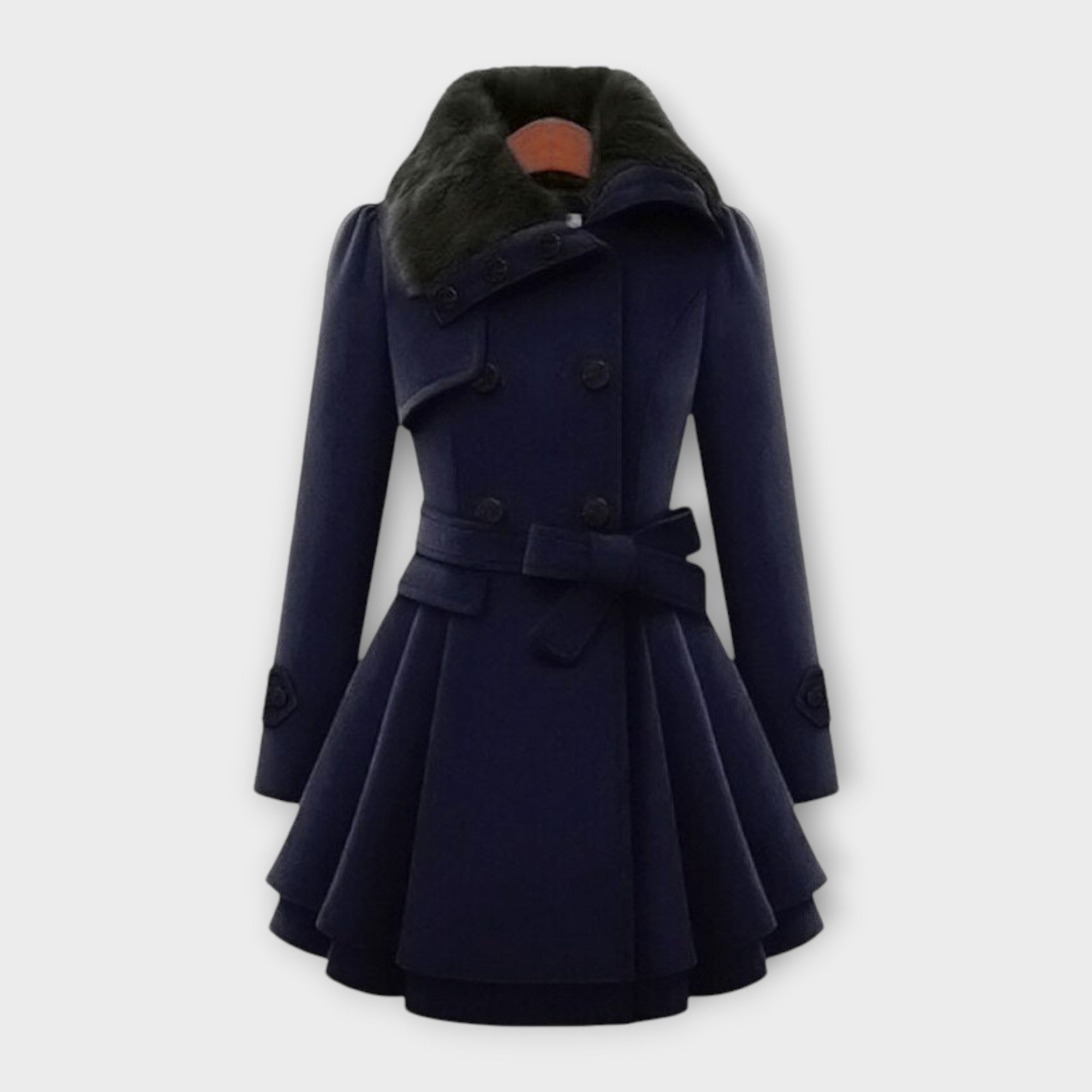 Élodie - Chic Faux Fur Coat