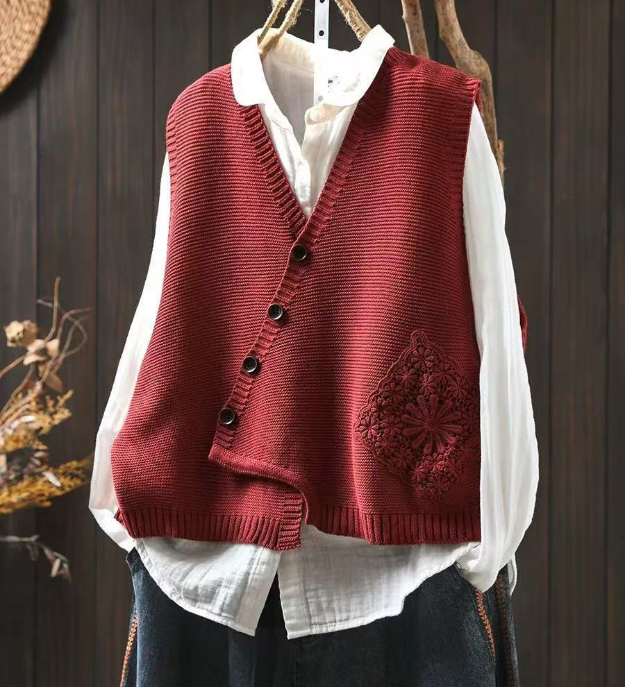 Maeve - Off-Center Cardigan