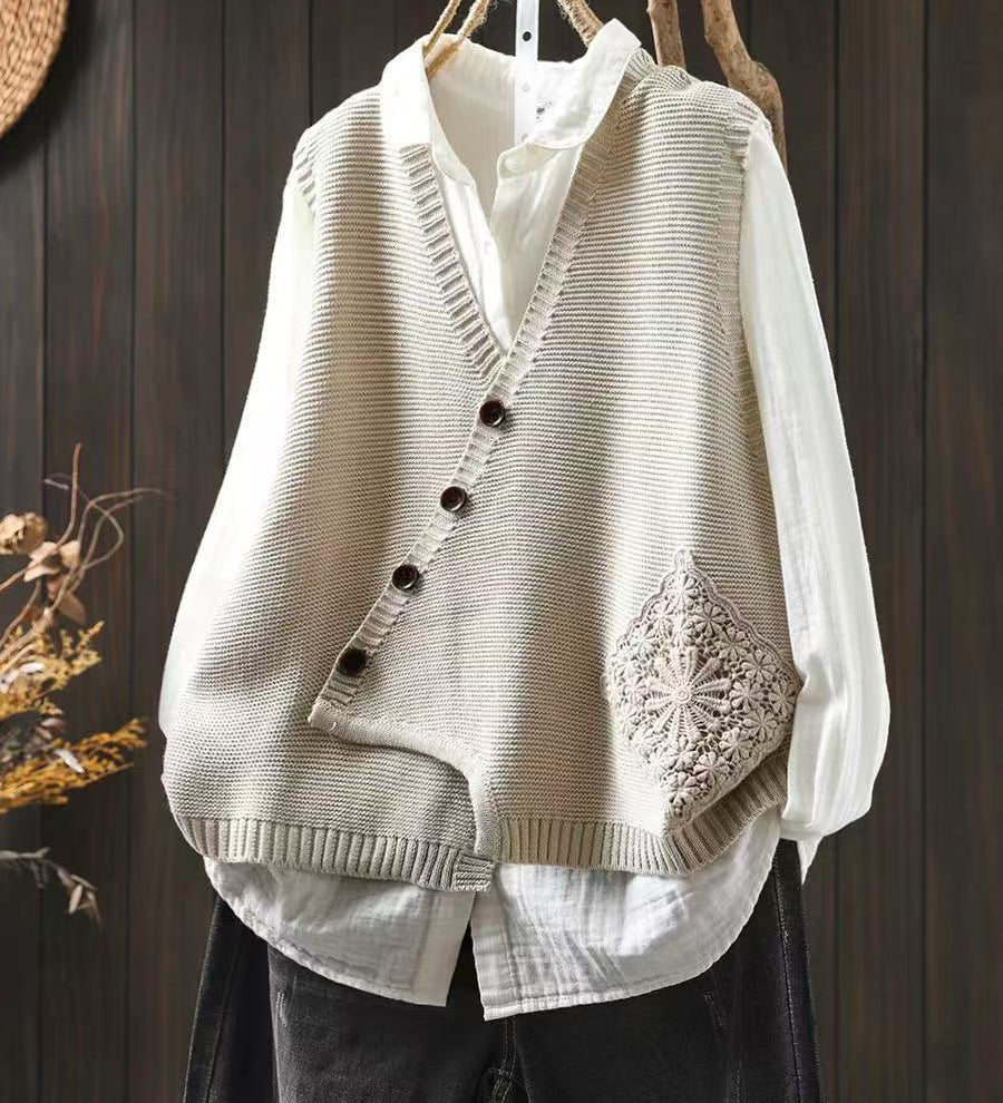 Maeve - Off-Center Cardigan