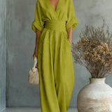 Eimear - Backless V-Neck Dress