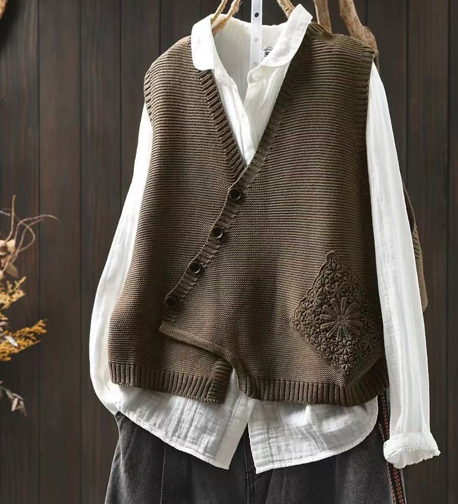Maeve - Off-Center Cardigan