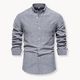 Fionn - Textured Oxford Button-Up