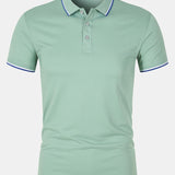 Cian - Slim-Fit Button Placket Polo
