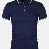 Cian - Slim-Fit Button Placket Polo