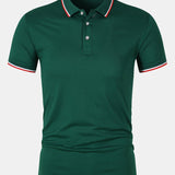 Cian - Slim-Fit Button Placket Polo