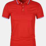 Cian - Slim-Fit Button Placket Polo