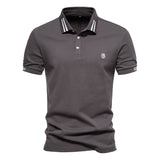 Cian - Striped Polo with Structured Design