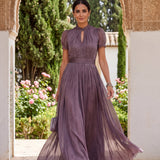 Fionnuala - Long Dress in Opulent Fabric