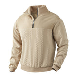 Cian - Quarter-Zip Knit Sweater