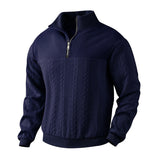 Cian - Quarter-Zip Knit Sweater