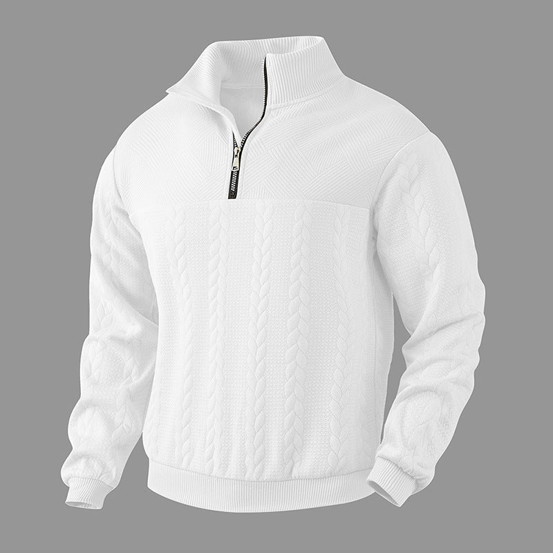 Cian - Quarter-Zip Knit Sweater