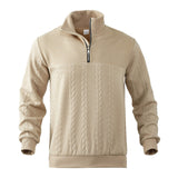 Cian - Quarter-Zip Knit Sweater