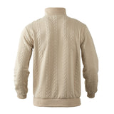 Cian - Quarter-Zip Knit Sweater