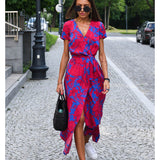 Eithne - Midi Dress with Floral Print