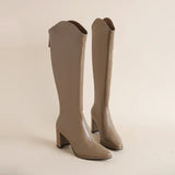 Blánaid - Bold Chunky Heel Ankle Boots