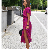 Eithne - Midi Dress with Floral Print