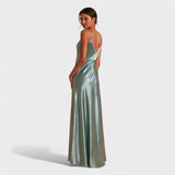 Anaïs - Satin Sweetheart Slit Gown