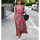 Eithne - Midi Dress with Floral Print
