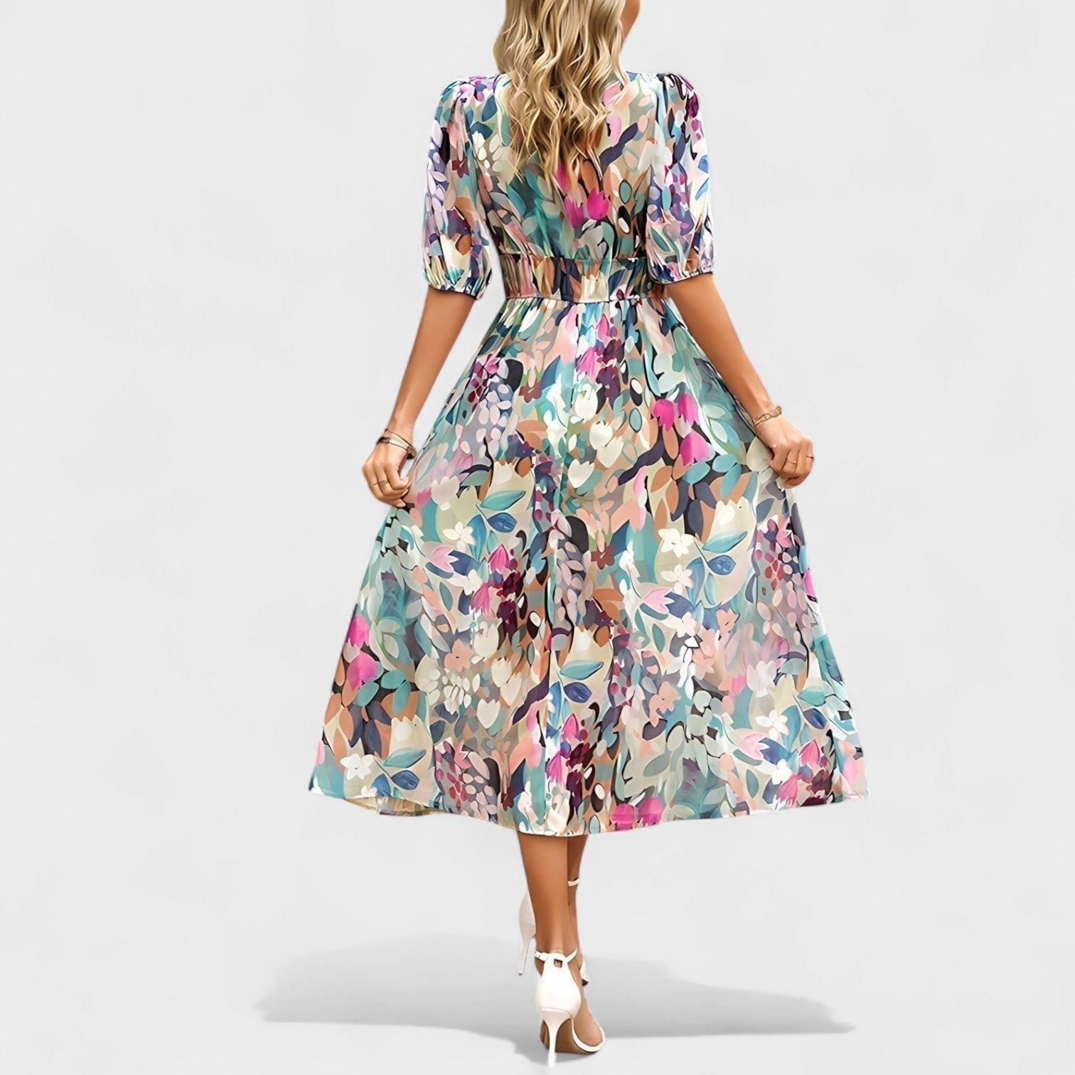 Niamh - Blooming Midi Dress
