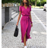 Eithne - Midi Dress with Floral Print
