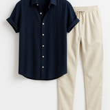 Seán - Coordinated Shirt and Pants Ensemble
