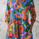 Doireann | V-Neck Long Blouse